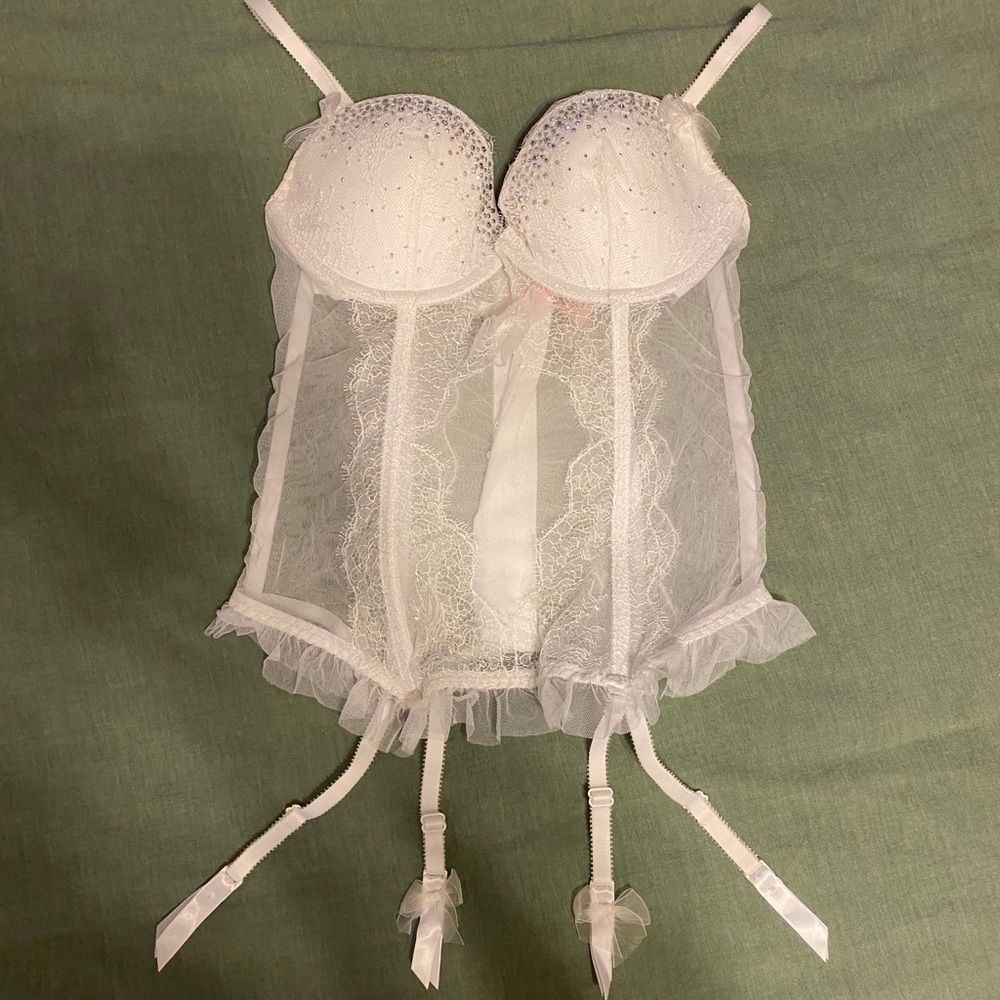 White Corset Victoria’s Secret